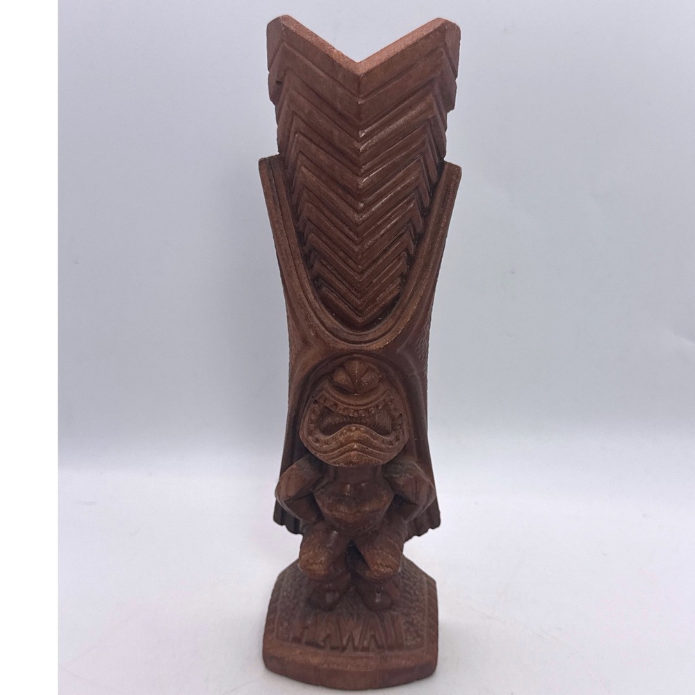 Vintage Coco Joe's Kanaloa Tiki God of Hope‎ Hapa-Wood Hawaii Figurine 26-342
